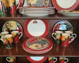 Hallmark Home Collection Christmas china set by Sakura