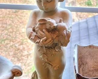 Outdoor garden decor and statues
