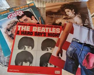 Vintage record albums
