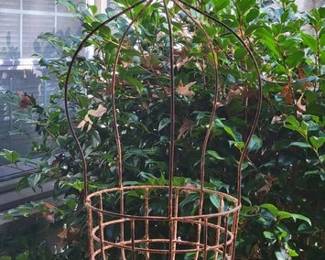 Iron hanging basket