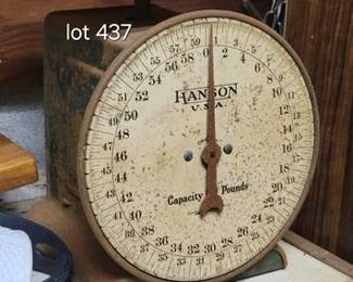 Vintage Hanson scale