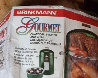 Brinkman charcoal smoker and grill