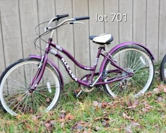Woman's beach bicycle