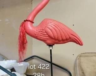 Vintage flamingo blow mold  