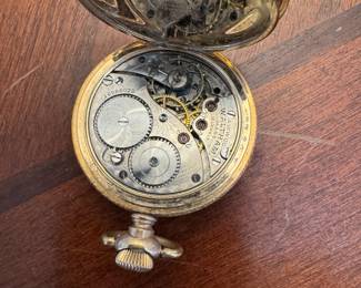 Pocket Watch collection, Waltham, Elgin, some running, some for parts, Masonic FOB, 14K gold