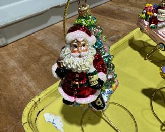 Christopher Radko ornaments...