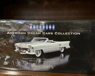 Vintage collectibles, Japanese friction cars, Minichamps 1:18 scale Cadillacs NIB, Structo, Buddy L, Matchbox, Lesney