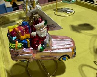 Christopher Radko ornaments...