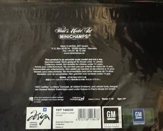 Vintage collectibles, Japanese friction cars, Minichamps 1:18 scale Cadillacs NIB, Structo, Buddy L, Matchbox, Lesney