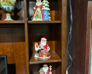 a few more Jim Shore Santas