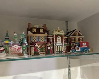 Walt Disney music boxes, Walt Disney Christmas villages, Christopher Radko ornaments, Disney ornaments