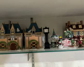 Walt Disney music boxes, Walt Disney Christmas villages, Christopher Radko ornaments, Disney ornaments