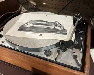 Teac reel to reel, cassette, component stereo, floor speakers, turntable