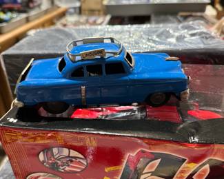 Vintage collectibles, Japanese friction cars, Minichamps 1:18 scale Cadillacs NIB, Structo, Buddy L, Matchbox, Lesney