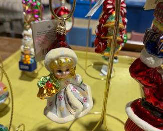 Christopher Radko ornaments...