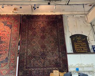 estate rugs, two room size Karastan, hand loomed wool, runners 