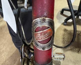 Columbia bicycle, as found