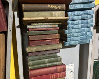 antique books, Civil War books, military books, Shakespeare...