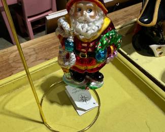 Christopher Radko ornaments...