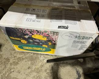 NIB lawnmowers, tools, cookers, parts washer... 