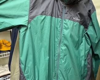 Columbia rain jacket size large 
