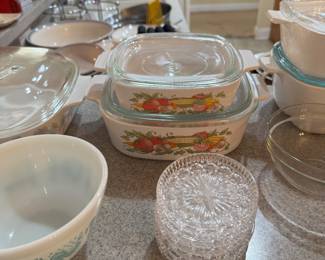 Vintage Pyrex and Corningware 