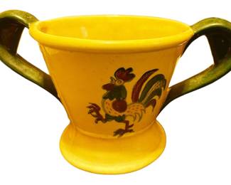 Poppytrail Rooster Sugar Bowl by Metlox 