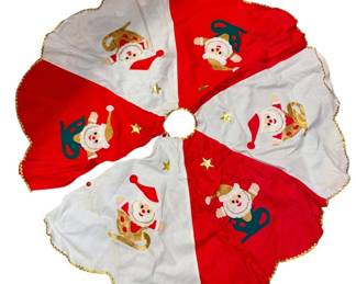 Vintage Christmas Tree Skirt 