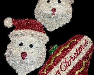 RARE Vintage Tinsel Christmas Decor 