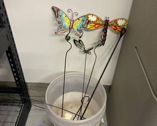 Garden Butter and Dragon Flies