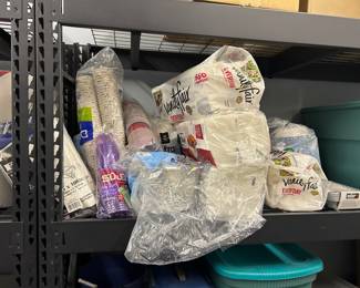 Picnic Supplies, Paper Plates, Napkins Cups