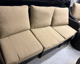 Great 3 Piece Wicker Sofa