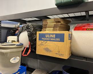 New Shipping and Packing Items, Bubble Wrap, Padded Mailers, Boxes