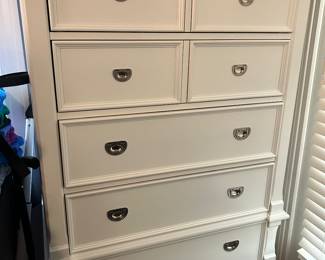 Amazing Bedroom Set - Tall White Dresser