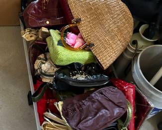 Purses everywhere…. Some like new!