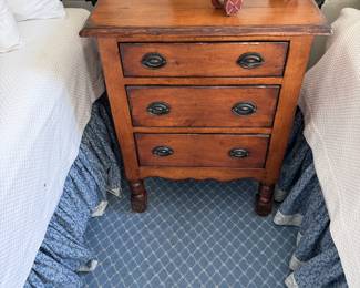 Antique 3 drawer small chest