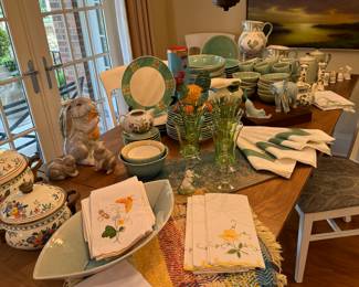 Table is staged