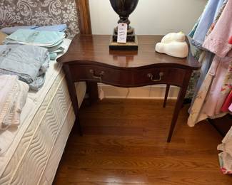 one of a pair of side tables