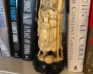 Carved asian figure