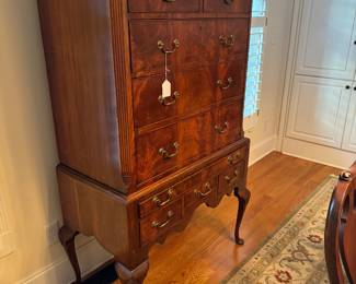 Outstanding antique highboy