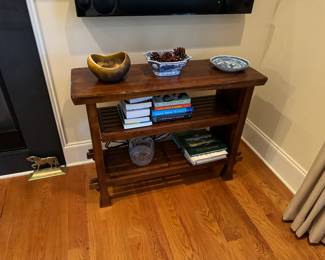 Mission style bookcase/tv stand