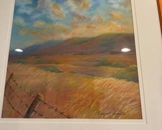 Signed landscape