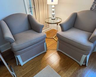pair club chairs