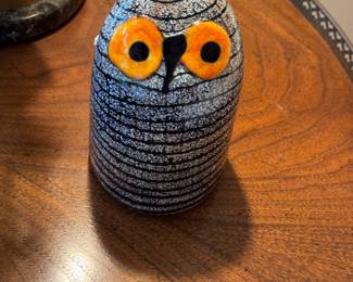 Italian artisan glass owl