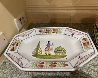 Quimper platter 