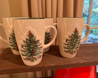 Spode Christmas mugs