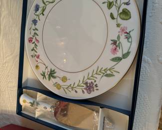 Royal Worcester cake set