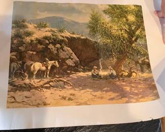 OLAF WIEGHORST CAMP AT BITTER CREEK 1962