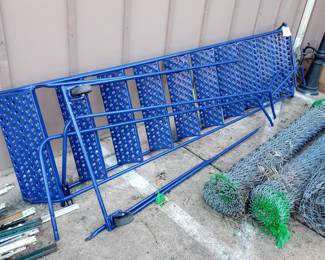 Louisville Rolling 10 ft. Steel Warehouse Ladder. $350