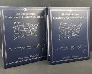 US State Quarter Collection Complete 2 Album Set